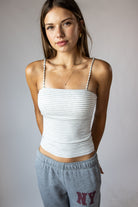 Striped Double Lined Cami