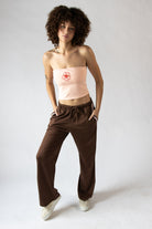 Fleece Lined Side Stripe Track Pants