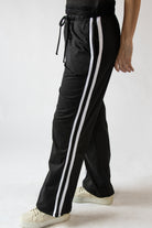 Fleece Lined Side Stripe Track Pants
