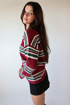 Striped Knit Sweater