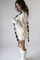 Striped Scarf Sweater Set