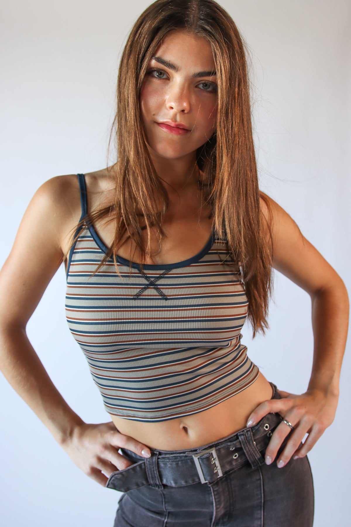 Striped Ringer Cam