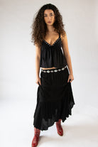 Studded Babydoll Tank Top