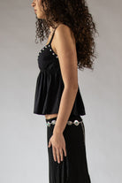 Studded Babydoll Tank Top