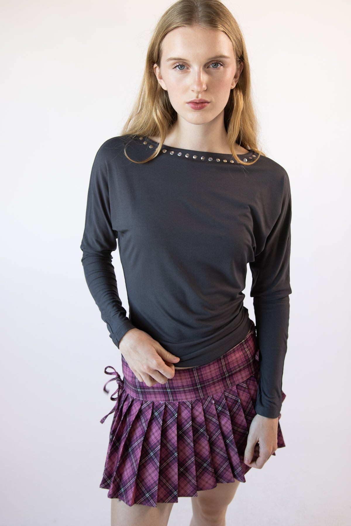 Studded Longsleeve Top