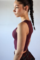 Studded Scoop Tank Top