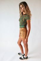 Suede Mini Skort
