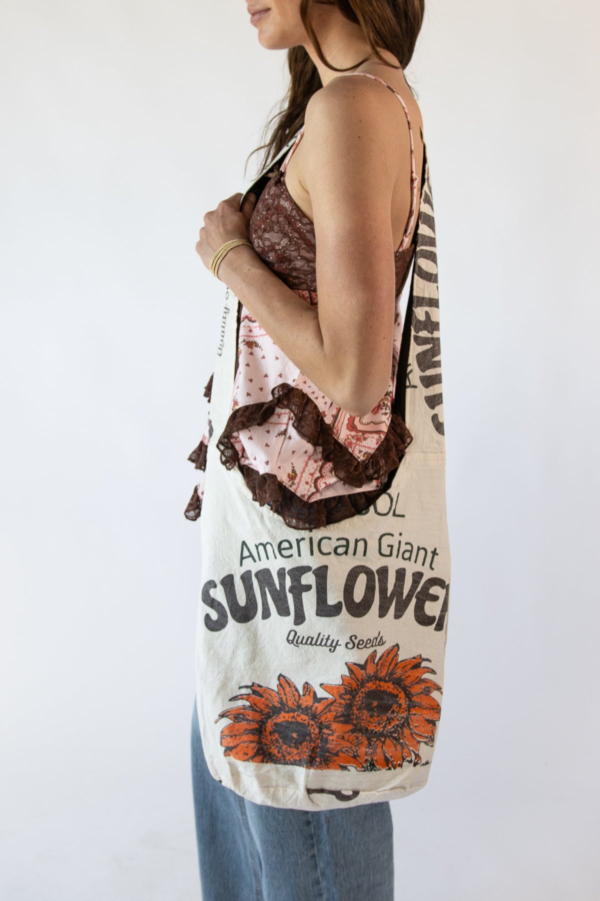Sunflower Sack Bag Tote