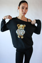 Woodland Bear Over The Shoulder Sweatshirt