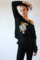 Woodland Bear Over The Shoulder Sweatshirt