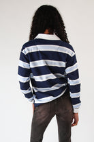 Embroidered Bear Rugby Lightweight Sweatshirt