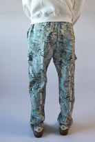 Textured Woodland Camo Cargo Pants
