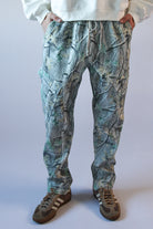 Textured Woodland Camo Cargo Pants
