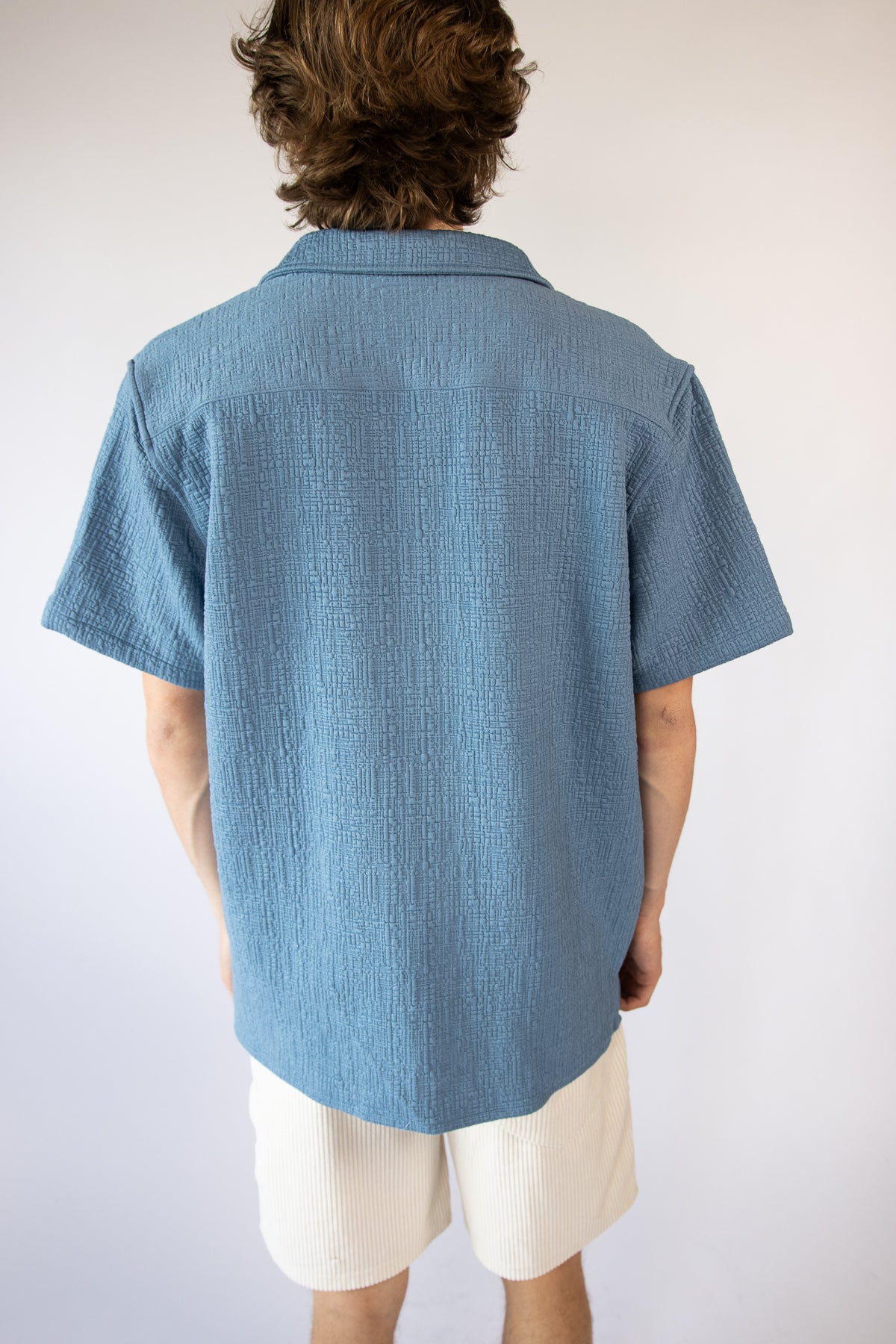 Textured Heavyweight Button Up Shirt