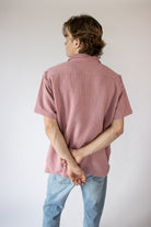 Textured Heavyweight Button Up Shirt