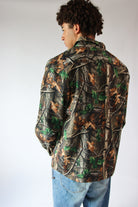 Textured Woodland Camo Jacket