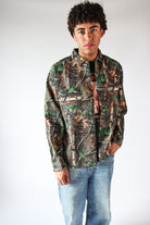 Textured Woodland Camo Jacket