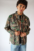 Textured Woodland Camo Jacket