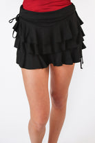 Tiered Ruffle Mini Skort