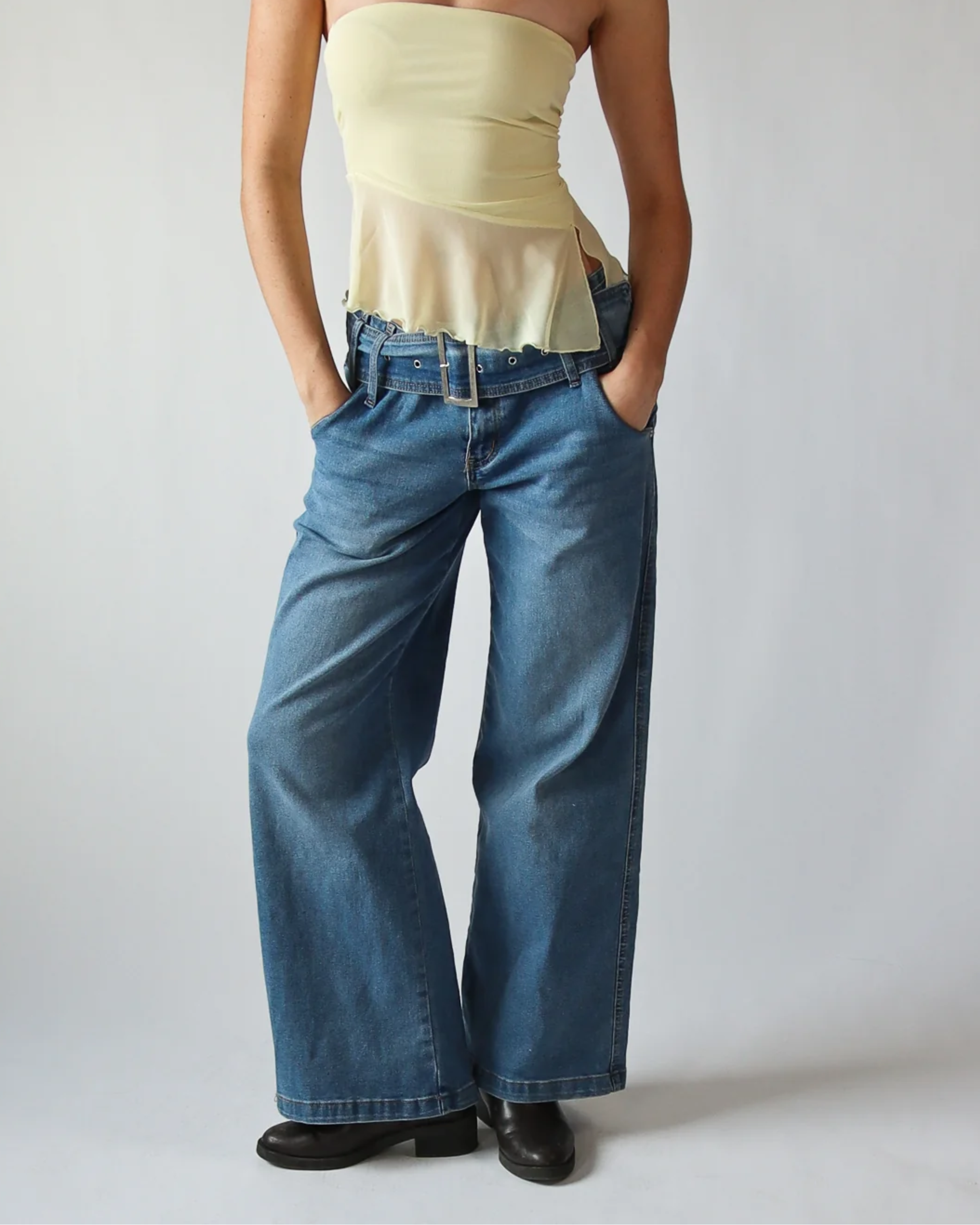Womens blue jeans