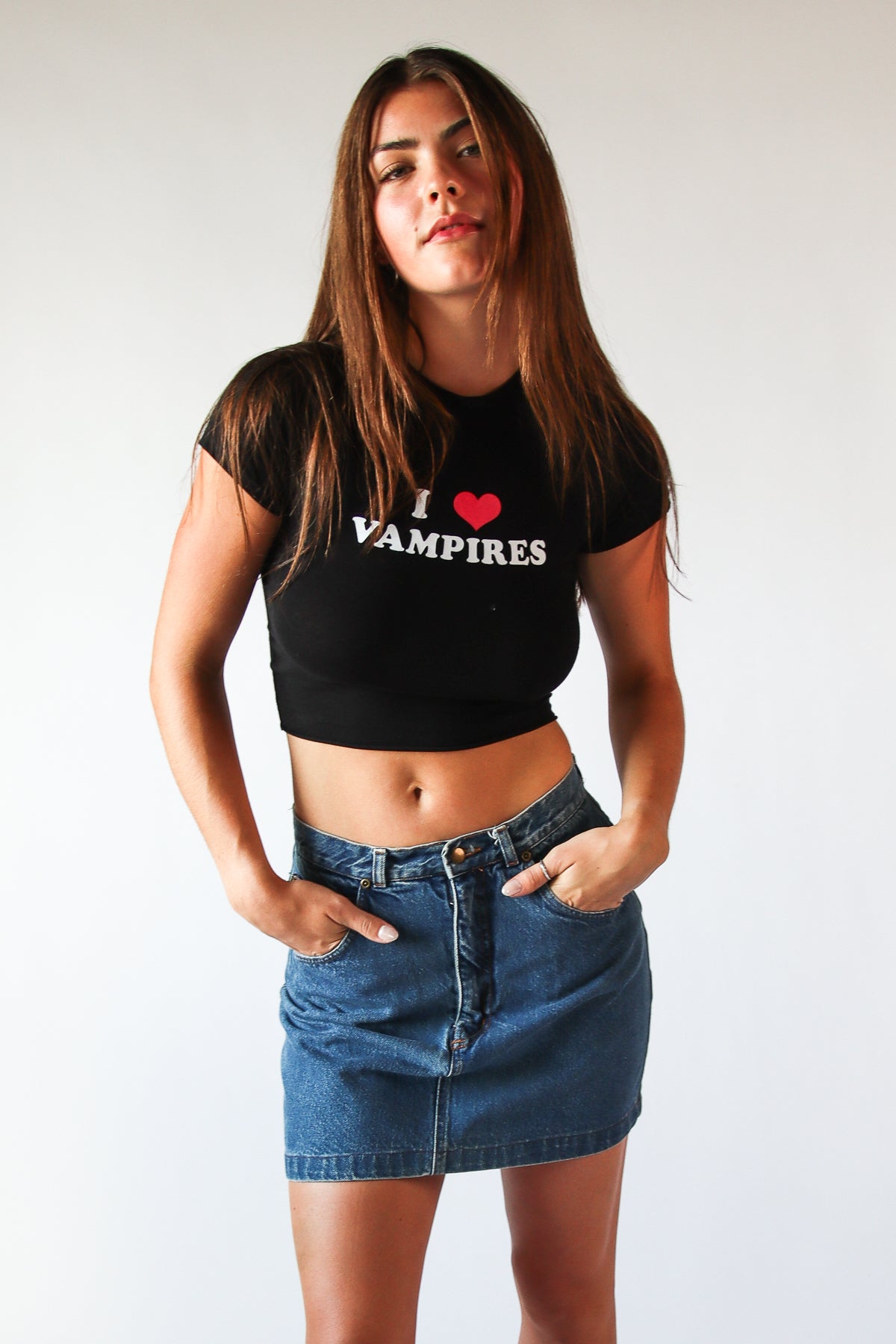 I Heart Vampires Baby Tee – Ragstock