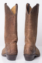 Brown Leather Justin Vintage Cowboy Boots (6 B)