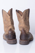 Brown Leather Ariat Vintage Cowboy Boots (10.5 EE)