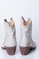 Grey Leather Ankle Boots (11M)