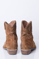 Brown Suede Short Leather Boots (8.5M)
