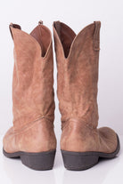 Sand Suede Cowboy Boots (8.5M)