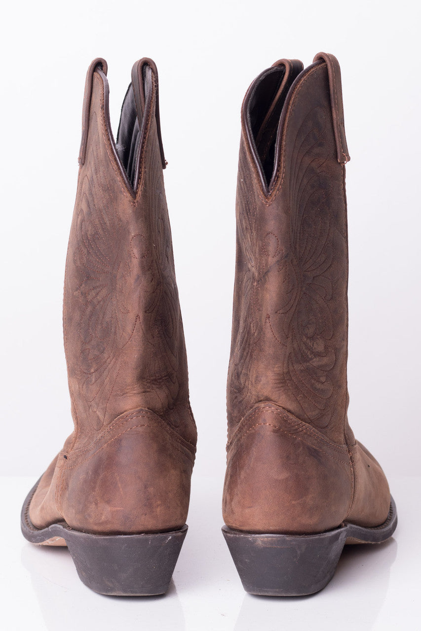 Brown Leather Cowboy Boots (10M)