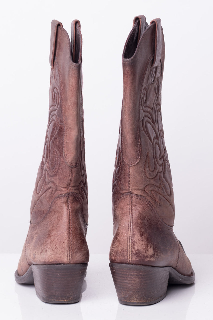 Penny & Kenny Cowboy Boots (6M)