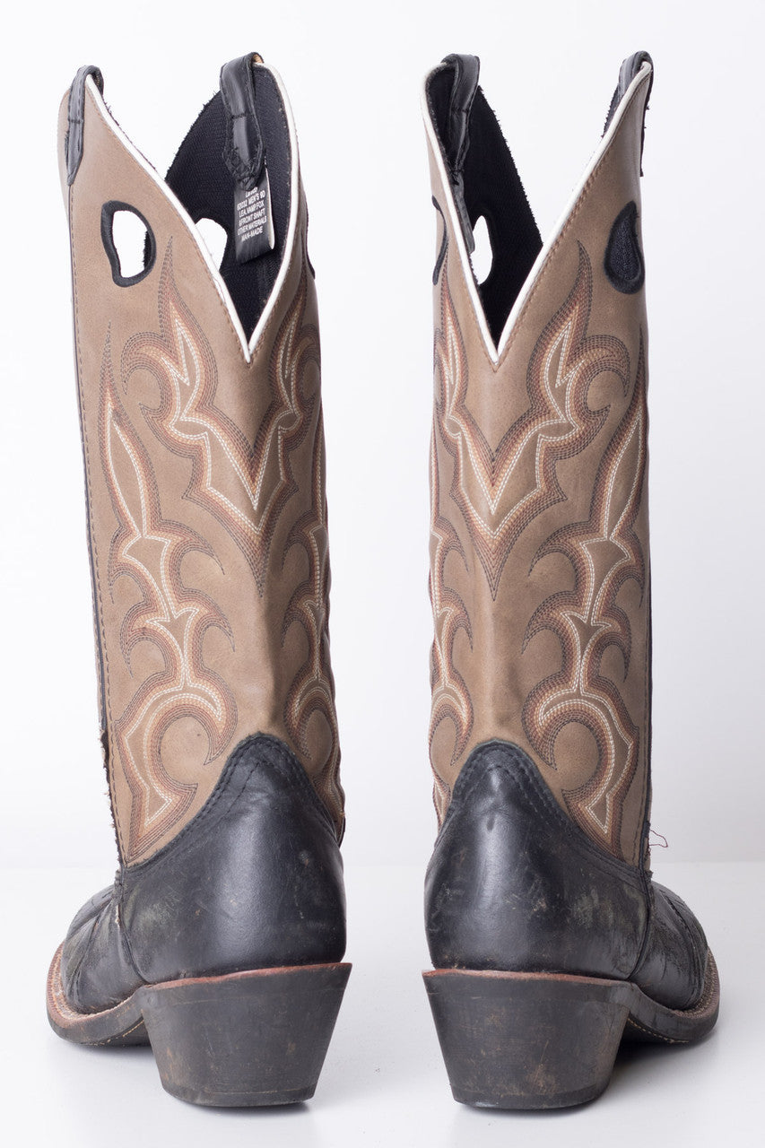 Two Toned Laredo Cowboy Boots (9D)