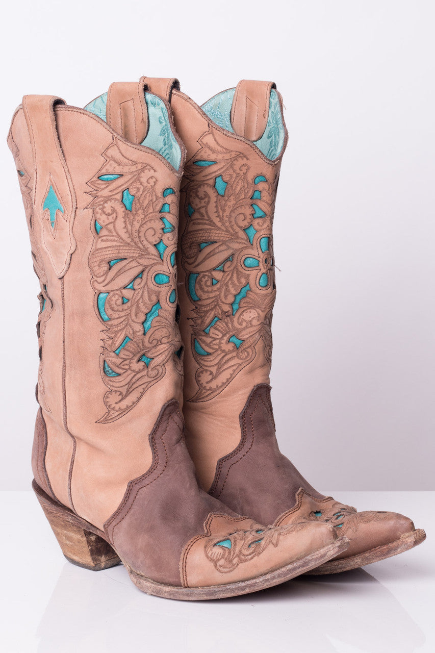 Corral Vintage Cowboy Boots (8M)
