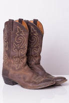Embroidered Justin Cowboy Boots (13D)
