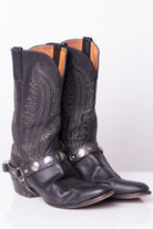 Silver Buckled Vintage Cowboy Boots (10D)