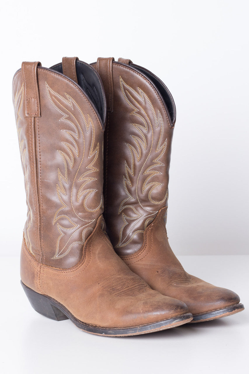 Laredo Embroidered Cowboy Boots (7M)