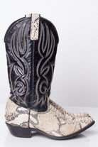 Snakeskin Vintage Cowboy Boots (8 M)