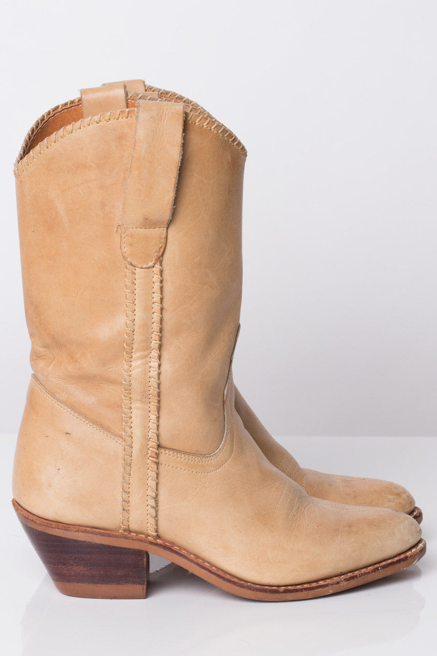 Side Stitched Vintage Cowboy Boots (5 B)