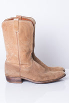 Tan Leather Vintage Cowboy Boots (12D)