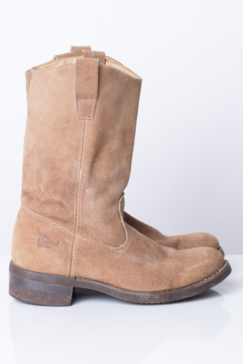 Brown Suede Boots (7.5)