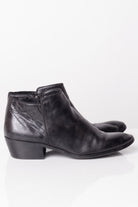 Black Leather Ankle Boots (10M)