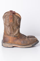 Brown Ariat Round Toe Cowboy Boots (11.5D)