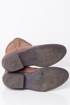 Brown Studded Ankle Boots (7.5)