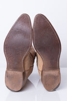 Tan Leather Vintage Cowboy Boots (12D)