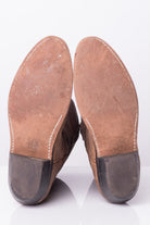Vintage Brown Leather Cowboy Boots (7.5M)
