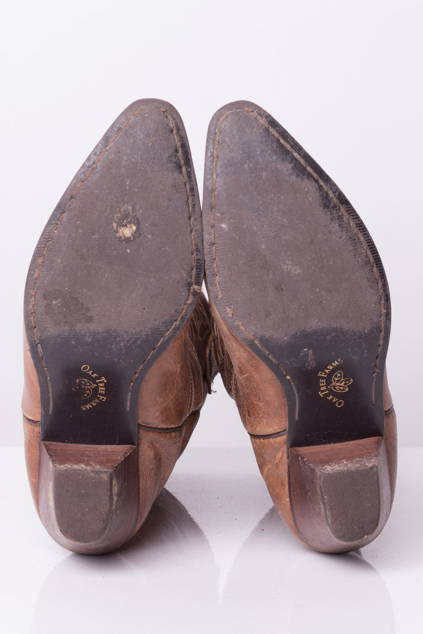 Brown Vintage Cowboy Boots (9)