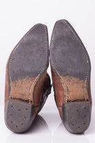 Brown Leather Vintage Cowboy Boots (8)