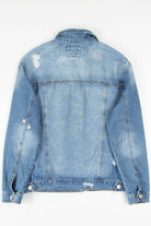 Distressed Denim Jacket 1319