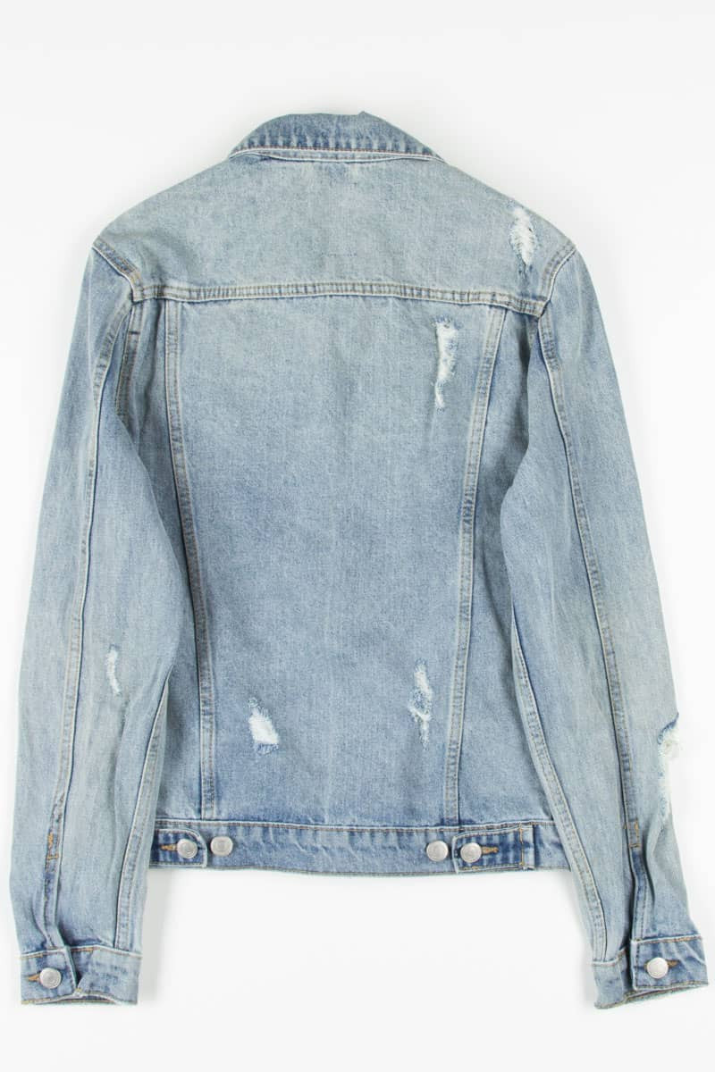 Distressed Denim Jacket 1321